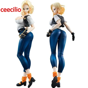 

Anime Dragon Ball Girls Android 18 PVC Action Figure 20CM