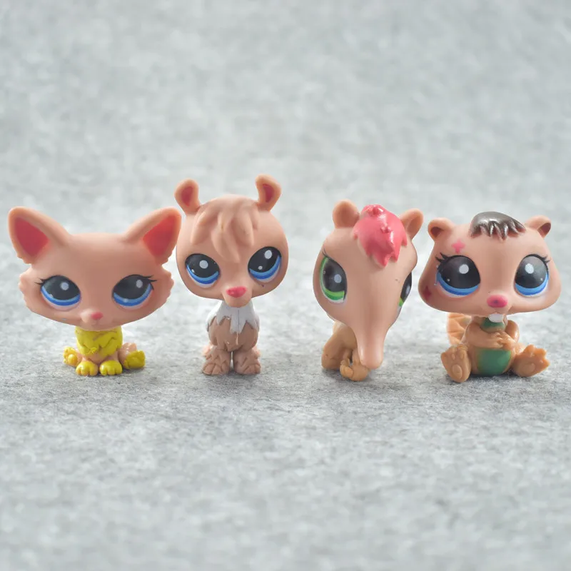 24 pcs/lot LPS Cartoon Vinyl Toy Dolls Pet Action Figures Unicorn Mini Gifts Collectible Birthday Toys for Children Animals Sets