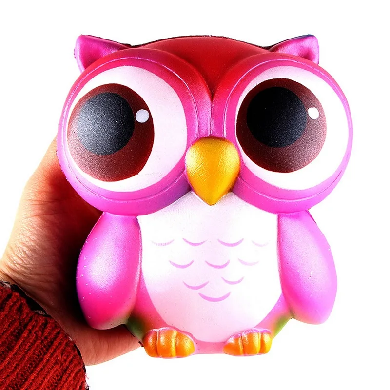 

Squishy owl animal Squishy Unicorn Cake Stress Reliever Slime toys Scented Squeeze Slow Rising Phone Strap Toy Antistress Gift
