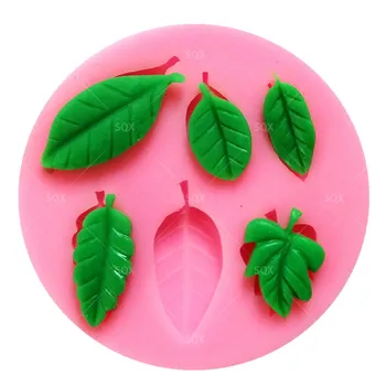 

Leaf Blade Shape Silicone Soap Mold Chocolate Fondant Cake Moulds Kitchen Baking Cake Tools SQ1435