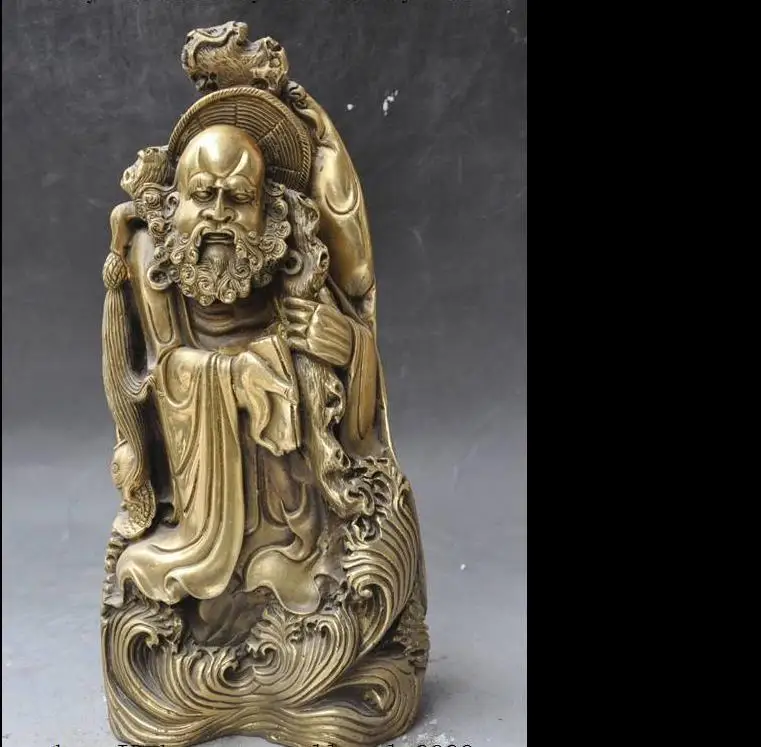 

wang671115944++13" china chinese buddhism temple brass Damo Bodhidharma Dharma Buddha statue