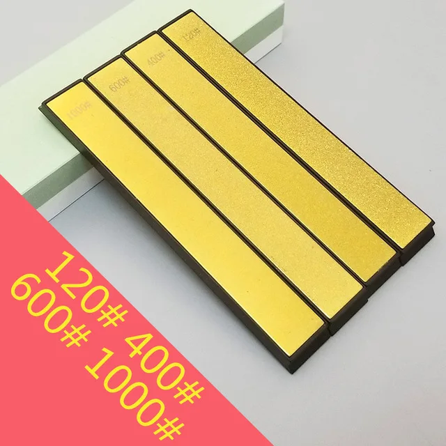 RSCHEF 120-1200 зернистость золотой бриллиант точильный камень точилка для ножей кухонные инструменты шлифовальный камень - Цвет: 120 400 600 1000