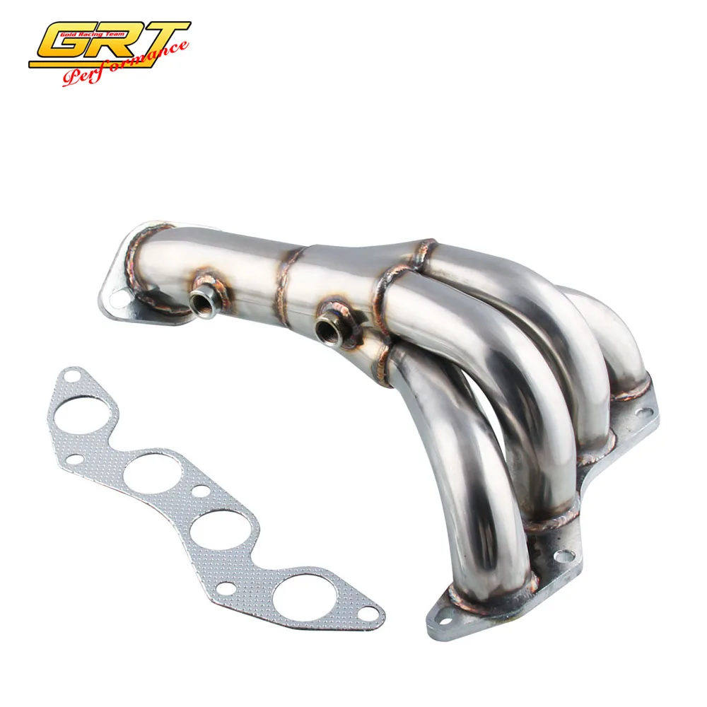 

Stainless Steel Racing Exhaust Piping Header Manifold for Honda 01-05 Civic EX 1.7L SOHC Engine HDSHC01DX EM003