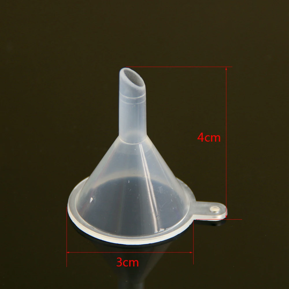 10 шт. пластиковые Небольшие Воронки для духов жидкое эфирное масло для наполнения пустых бутылок упаковочные инструменты лабораторные принадлежности