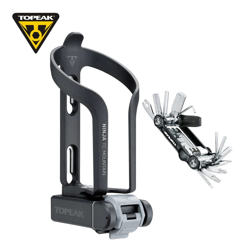 TOPEAK mountain bicycle highway vehicle kettle rack with tool hidden water bottle rack pry tyre holder TNJ-TCR TNJ-TCM CO2