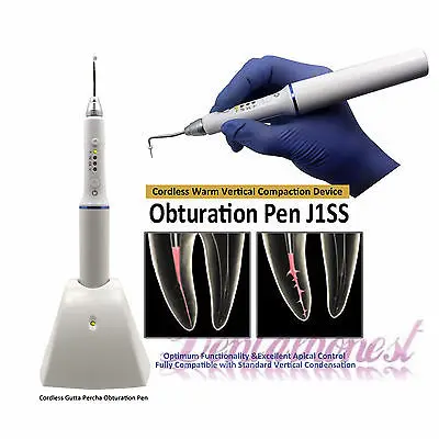 

NEW Dental Cordless Gutta Percha Obturation System Endo Heated Pen J1SS 4 Tips LDS