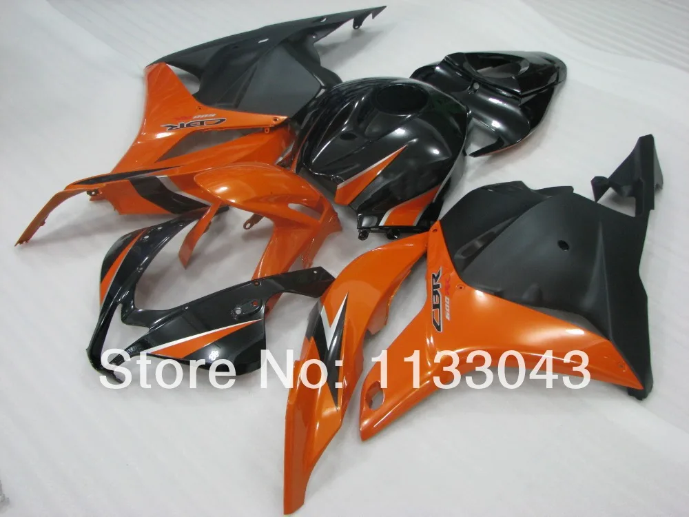 

100%Fit injection Fairings for HONDA CBR600RR F5 09 10 CBR600 RR 2009 2010 CBR 600 RR 09 10 11 12 orange black #1Q5 fairing kits