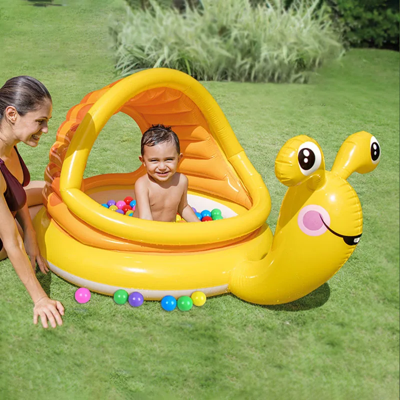  Baby Kids Inflatable swimming pool round Summer Swim Float Water Fun Pool Toys Sun Shade Pool Baby 