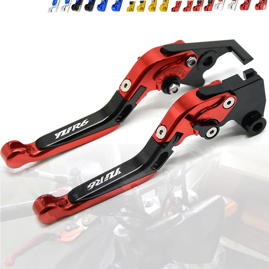 

Motorcycle Adjustable Brake Clutch Levers CNC Aluminum For Yamaha YZF R6 1999-2004 2000 2001 2002 2003 2004 99 00 01 02 03 04
