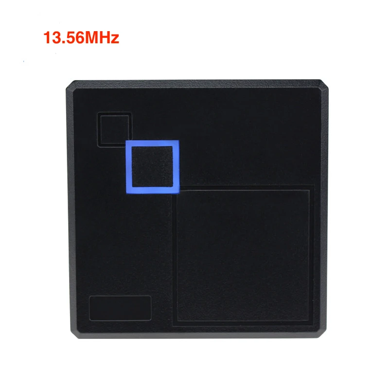 IP65 Водонепроницаемый RFID считыватель контроля доступа кард-ридер 125 кГц/13,56 МГц смарт-карта с кнопочным замком и светодиодный дверной системой безопасности - Цвет: 102 1356MHz
