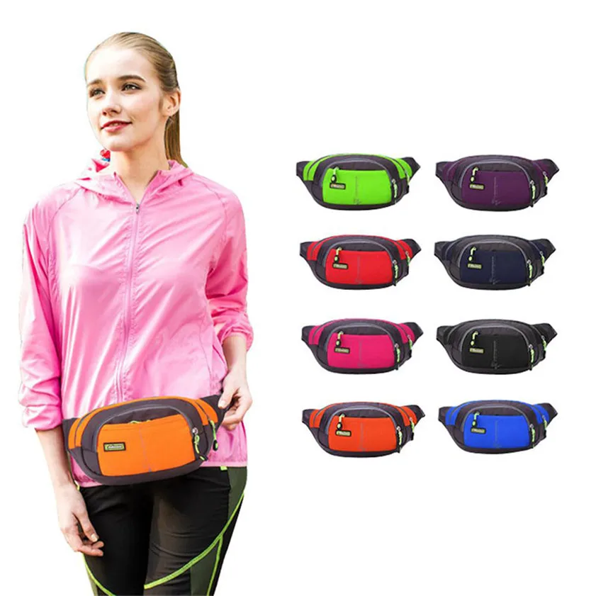 Travel Waist Pack,travel Pocket With Adjustable Belt Dogs Wearing Halloween Glasses Running Lumbar Pack For Travel Outdoor Sports Walking