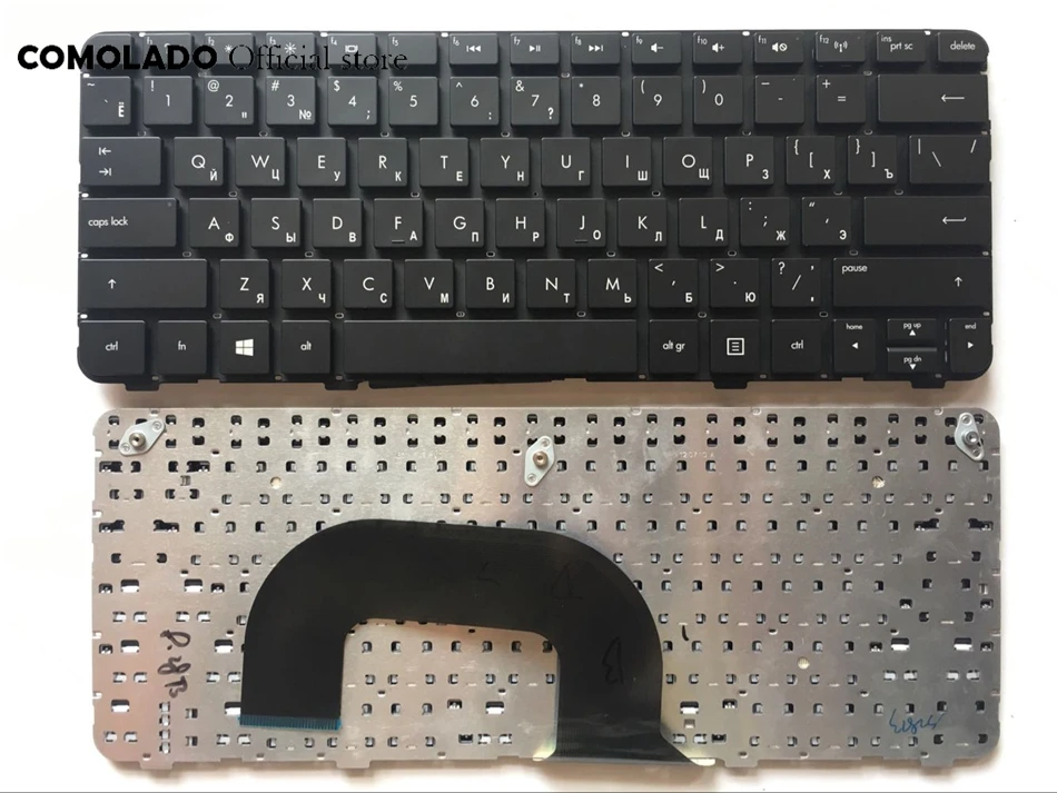 

RU Russian Keyboard For HP Pavilion DM1-4000 DM1-3000 3115M 3125 black Without Frame Keyboard RU Layout