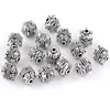 Doreen Box hot-  Charm Beads Pettern Carved Silver Color 11x10mm,20PCs (B22203) ► Photo 3/3