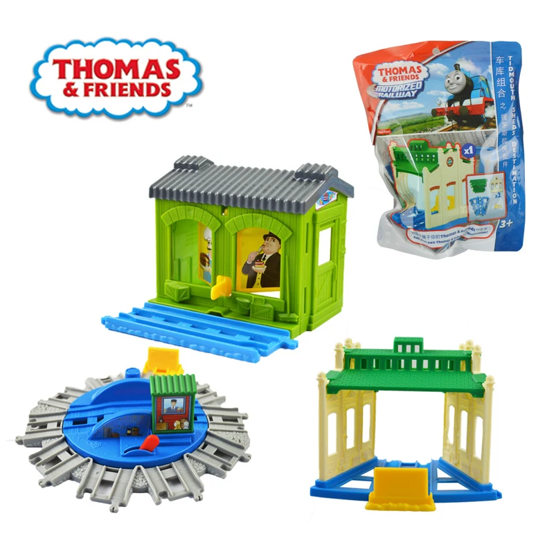 

Thomas and Friends Trains Machine Garage Accessories Diecast Model Kids Gift Train Track Set Educational Toys for Boys