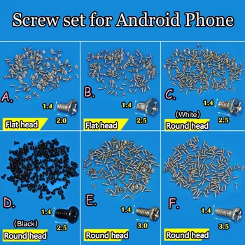 

JCD Flat head/roundhead New M1.4 Cell Phone Screws Set for Android Phone