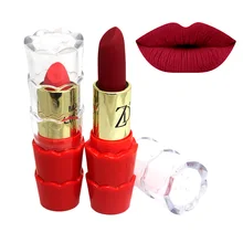 ZD 12 шт./компл. матовая длительное Губная помада 12 Цветов Блеск для губ Водонепроницаемый Lip stick 3.8gx12 Красота питательный Средства ухода за губами Макияж L073