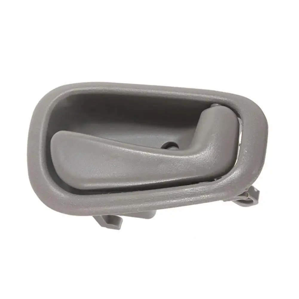 

Inside Plastic Gray Front Rear Left Driver Side Door Handle for 1998-2002 Toyota Corolla