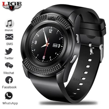 LIGE New Smart Digital Watch Information Vibration Reminder Sport Pedometer Clock LED Color Screen Bluetooth Smart Watch Men цена LIGE New Smart Digital Watch Information Vibration Reminder Sport Pedometer Clock LED Color Screen Bluetooth Smart Watch Men цены онлайн