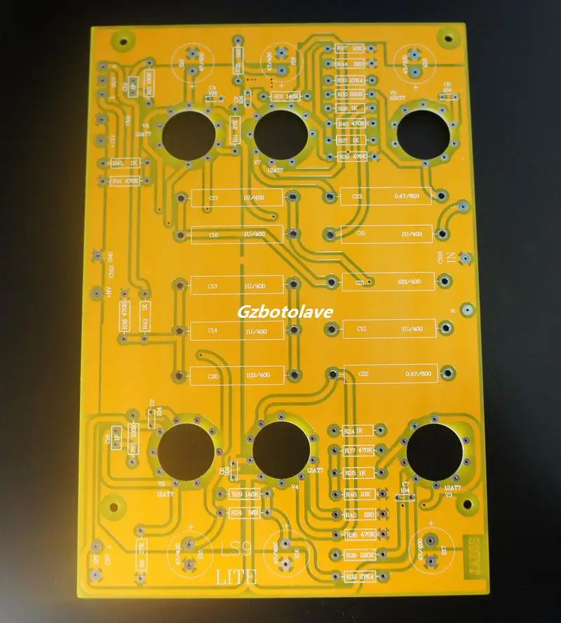 LITE LS9 pre amplifier PCB DIY tube preamp board empty board base on