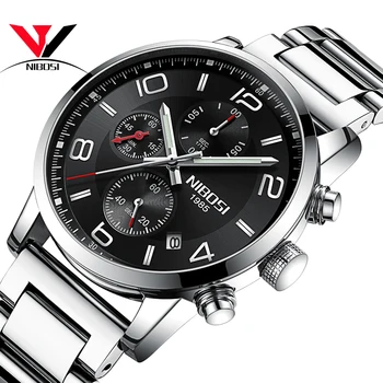 

Relogio Masculino Quartz Wristwatches Fashion Watch Men Waterproof Sports Military Watch Stainless Steel Belt Sport Business