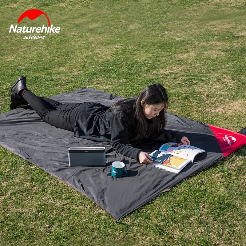 

Nature Hike Outdoor Camping Pad Sand Free Beach Mat Pocket Double-sided Waterproof Beach Blanket For Picnic
