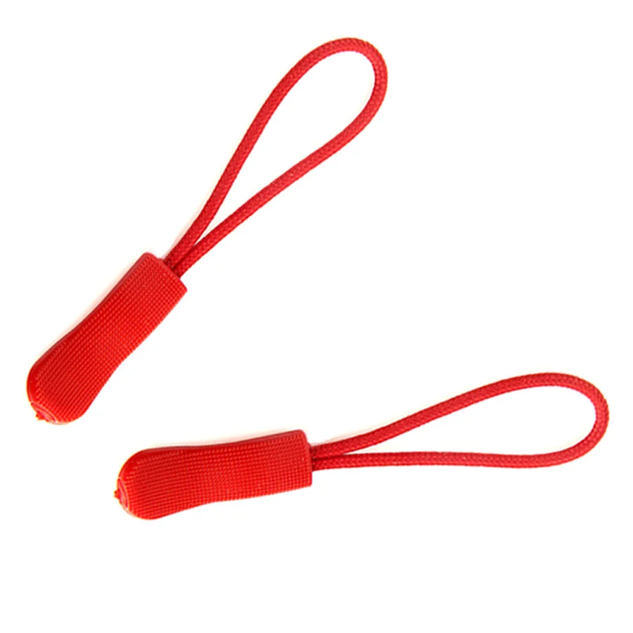 20Pcs/lot 16 Color Camping Outdoor Equipment Tool Costumes Bags Zipper Tail Rope Anti-theft Longer Zipper pull Rope
