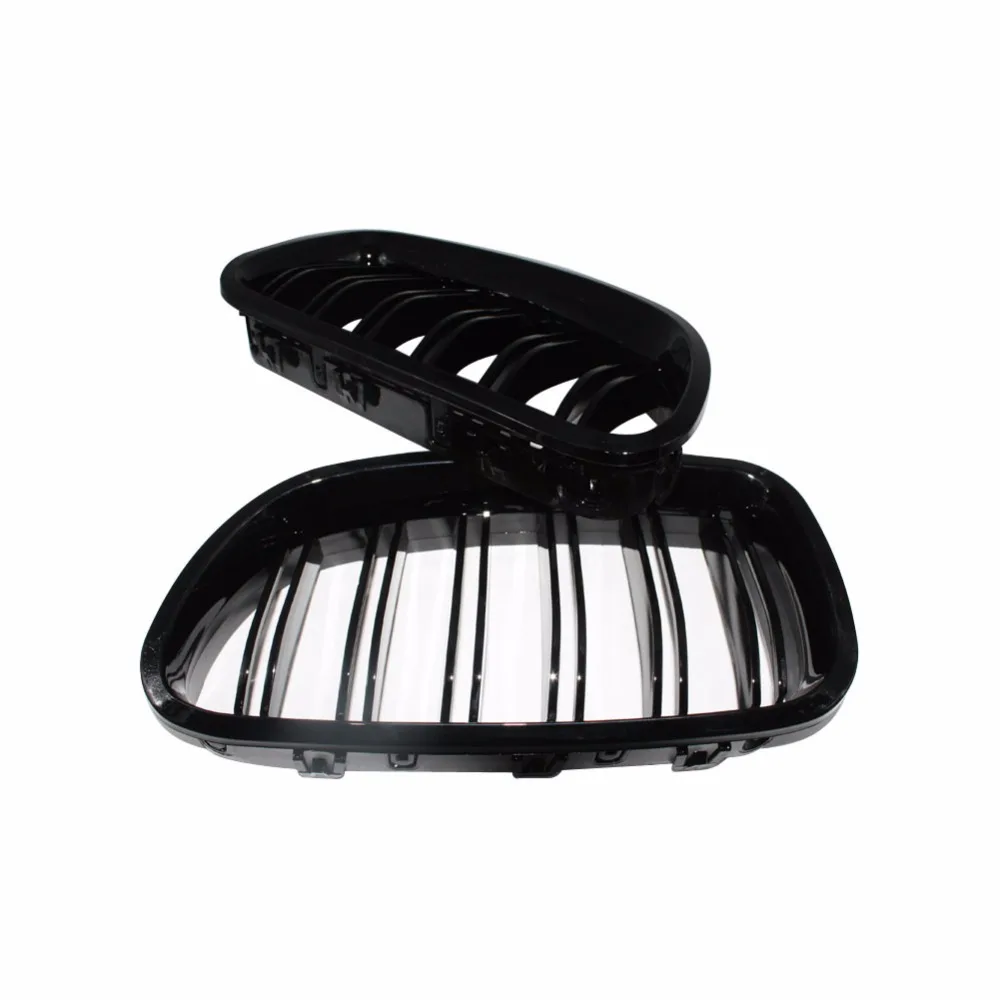 

5Series F10 F11 Glossy Black Dual Slat M5 Style Front Kidney Grille Grill For BMW F10 520i 523i 528i 530d 535i 2010+ Car Styling