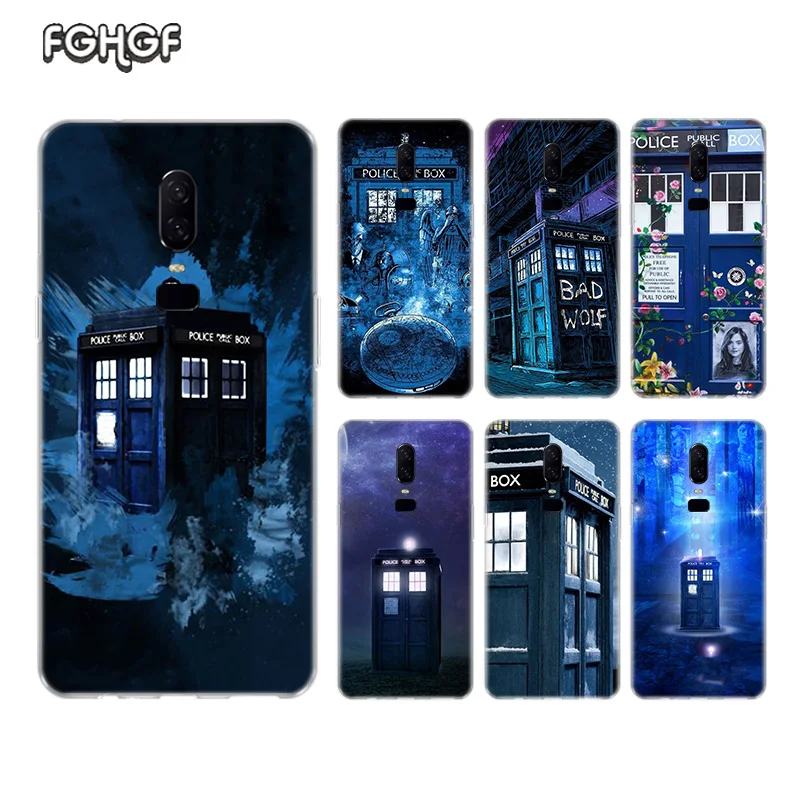 Мягкий силиконовый чехол для телефона с цветочным принтом TARDIS Tardis Doctor Who OnePlus One Plus