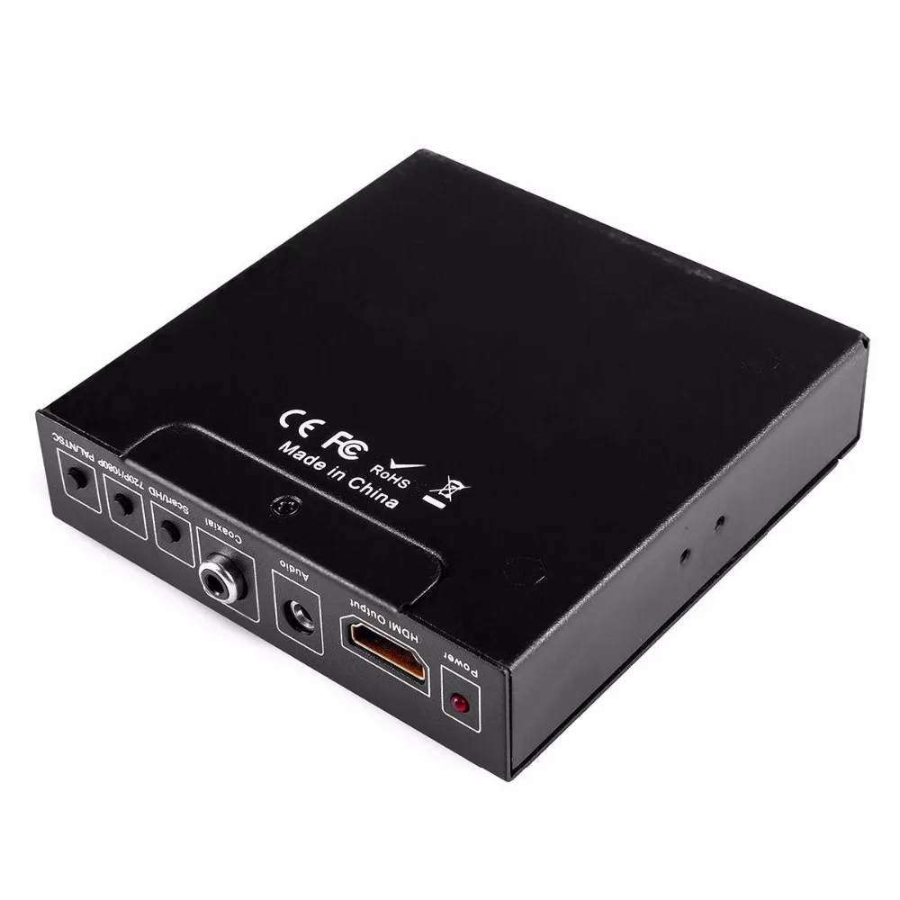 SCART HDMI к конвертер Full HD 1080P цифровой высокой четкости видео ЕС/США адаптер питания