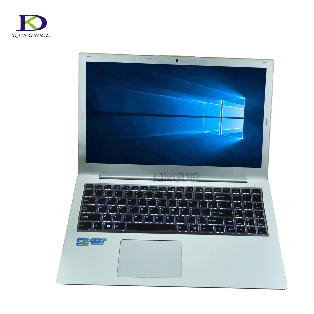 High Quality All metal Case 15 6 inch Laptop Intel i5 6200U Backlit Keyboard Webcam Bluetooth