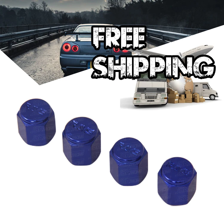 ALUMINUM TIRE/WHEEL PRESSURE VALVE STEM CAPS(4PCS) FOR UNIVERSAL CAR(JSKUNANTV004)cap captire