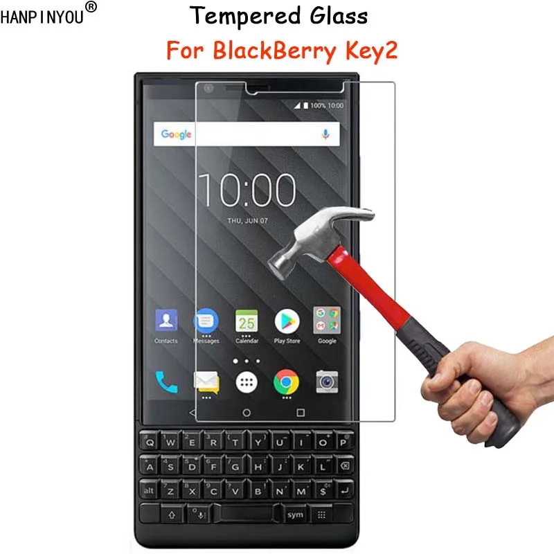 Для BlackBerry Key 2 Two Key2 KEYtwo 4 5 &quotпрозрачное закаленное стекло Защита для экрана