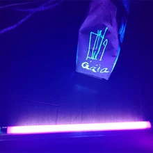 6 Американский DJ черный-BLB УФ-черный Pro Blacklight Dorm вечерние светильники. 6 Вт с крепежным шнуром