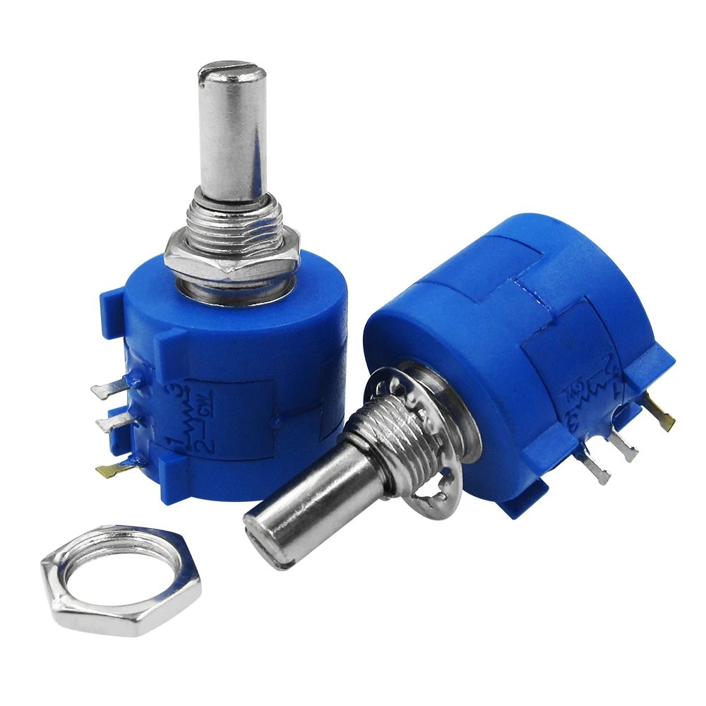 1PCS 3590S 2 502L 5K ohm 회전식 권선 정밀 전위차계potentiometer rotarypotentiometer 5kpotentiometer