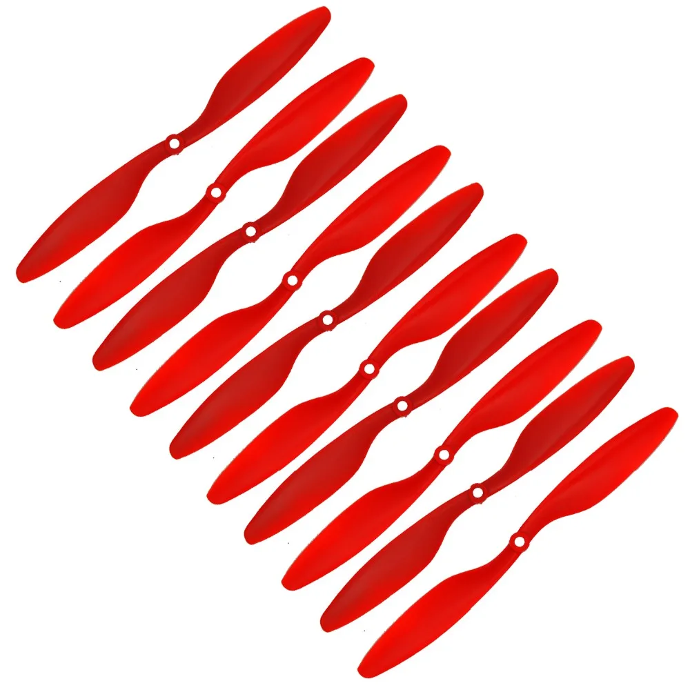 

RC plane 5 Pairs 1045 10x4 Cw Ccw Propeller Prop for Rc Multi dron quadrocopter helicopter quadcopter Red
