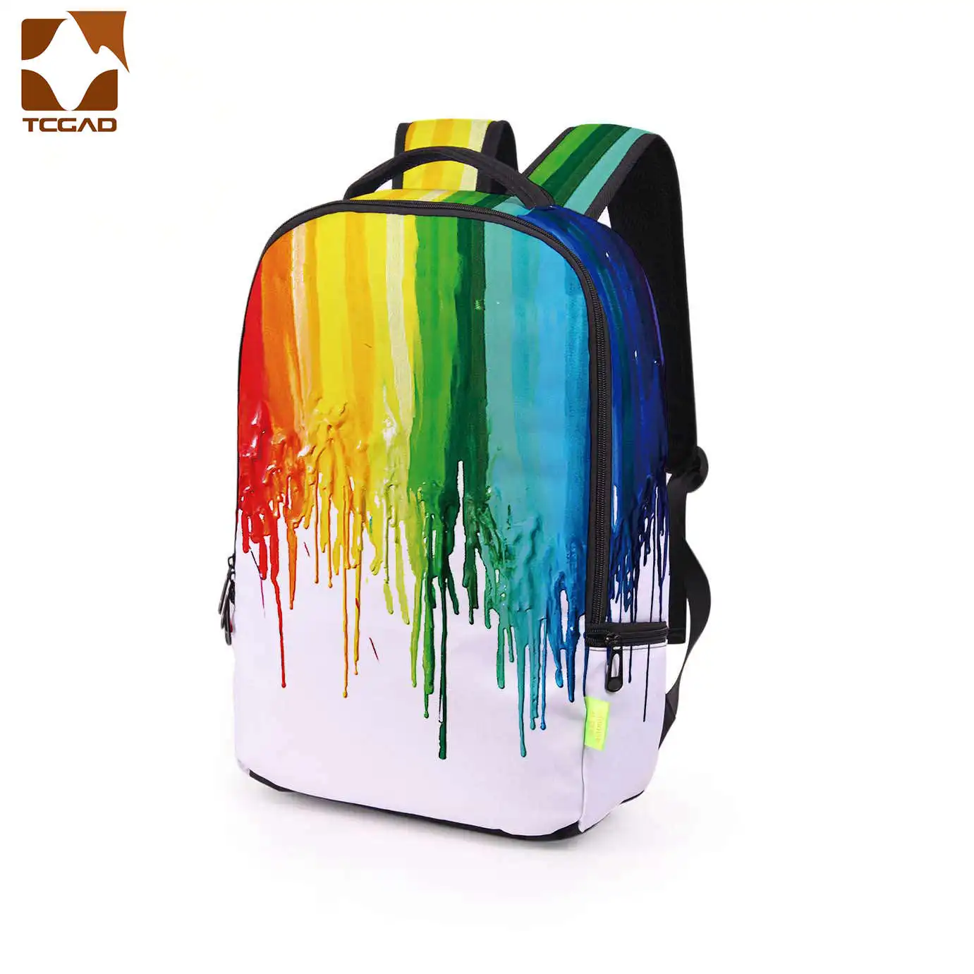 

3D backpack Inked Graffiti Colorful Printed student School Bag Teens unisex Fashion Creative Travel Book Bag Waterproof backpack