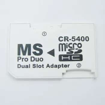 

10pcs Dual Micro SD to Memory Stick Pro Duo Adapter For PSP Free Shipping note: only the adapter