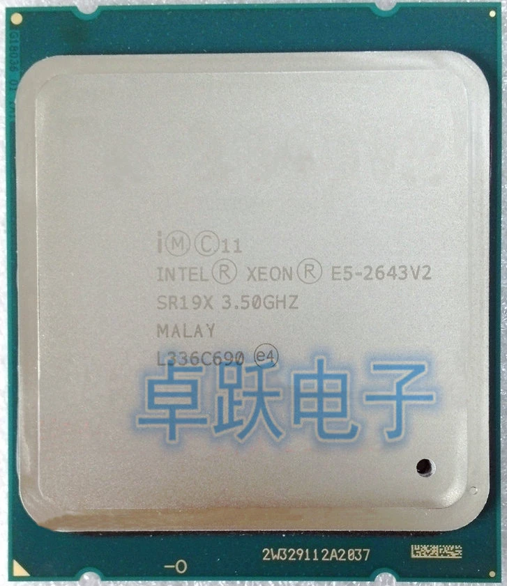 E5-2643 V2 Original Intel Xeon E5-2643V2 CPU 6-cores 3.50GHZ 25MB 22nm LGA2011 E5 2643V2 processor  free shipping most powerful cpu