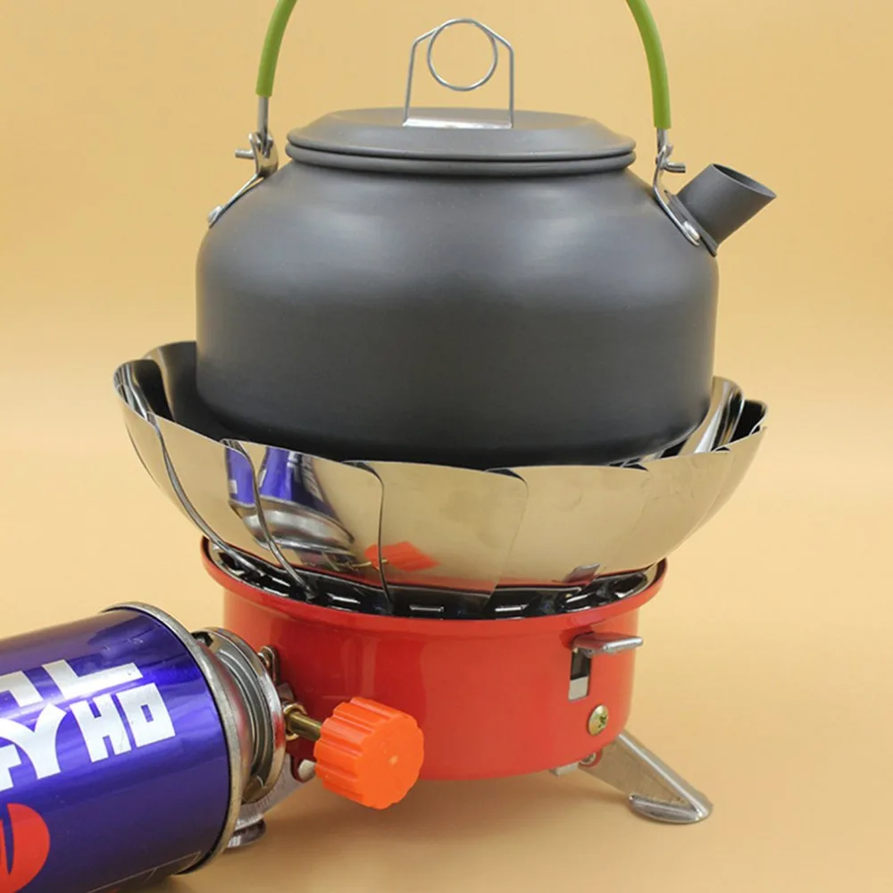 Camping Windproof Gas Stove Outdoor Equipment Steel Gas Stove Picnic