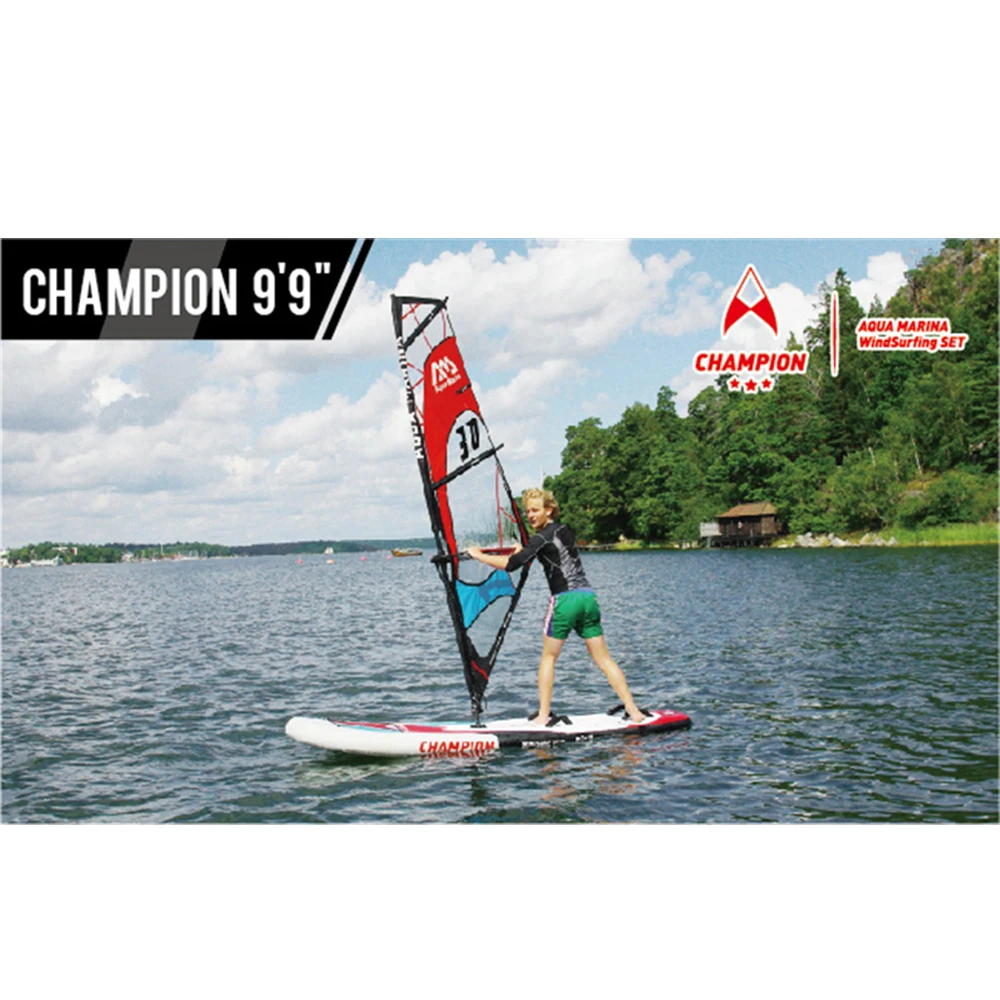 Парусная доска Aqua Marina Champion 9Ə &quotBT S300 для катания на ветровом стекле надувная
