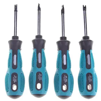 

4pcs U shaped Groove Type Screwdriver Repair Tool 1.7mm/2.0mm/2.3mm/2.6mm Multifunction CR-V Screw Driver Hand Tool