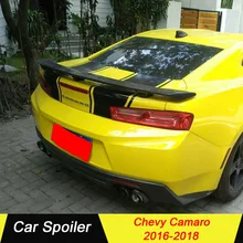 Для Chevy Camaro спойлер высокого качества АБС пластик заднее крыло задний багажник спойлер для Chevrolet Camaro