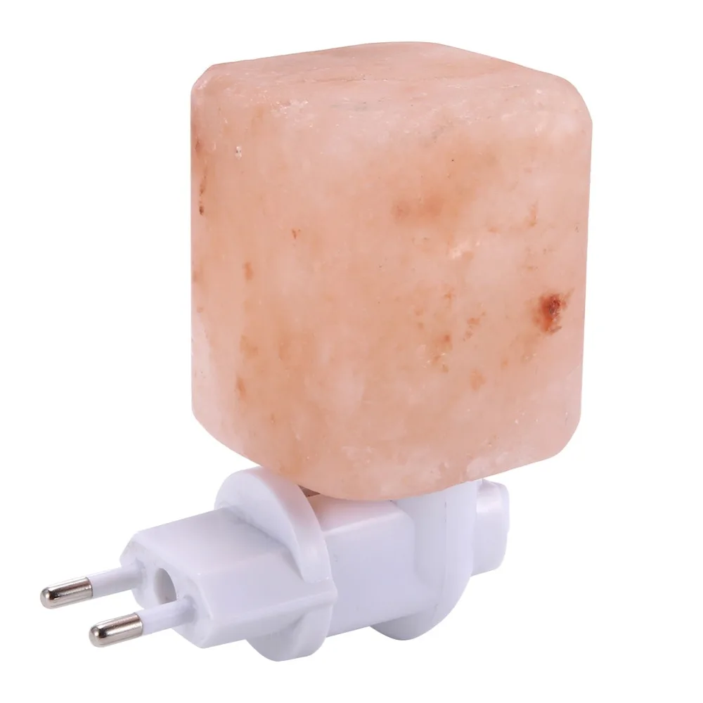 

Modern Rotatable Himalayan Salt Lamp Air Purifier Crystal Salt Rock Bedside Lamp Light for Bedroom Corridor Toilet Luminaire