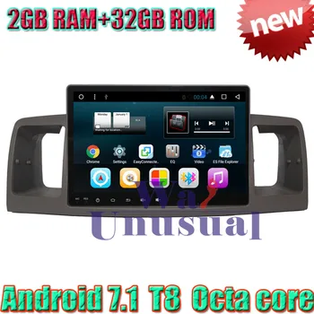 

WANUSUAL 9" Octa Core 32G 2G RAM Android 7.1 GPS Navigation For Toyota Corolla EX 2007 2008 2009 2010 2011 2012 With BT WIFI Map