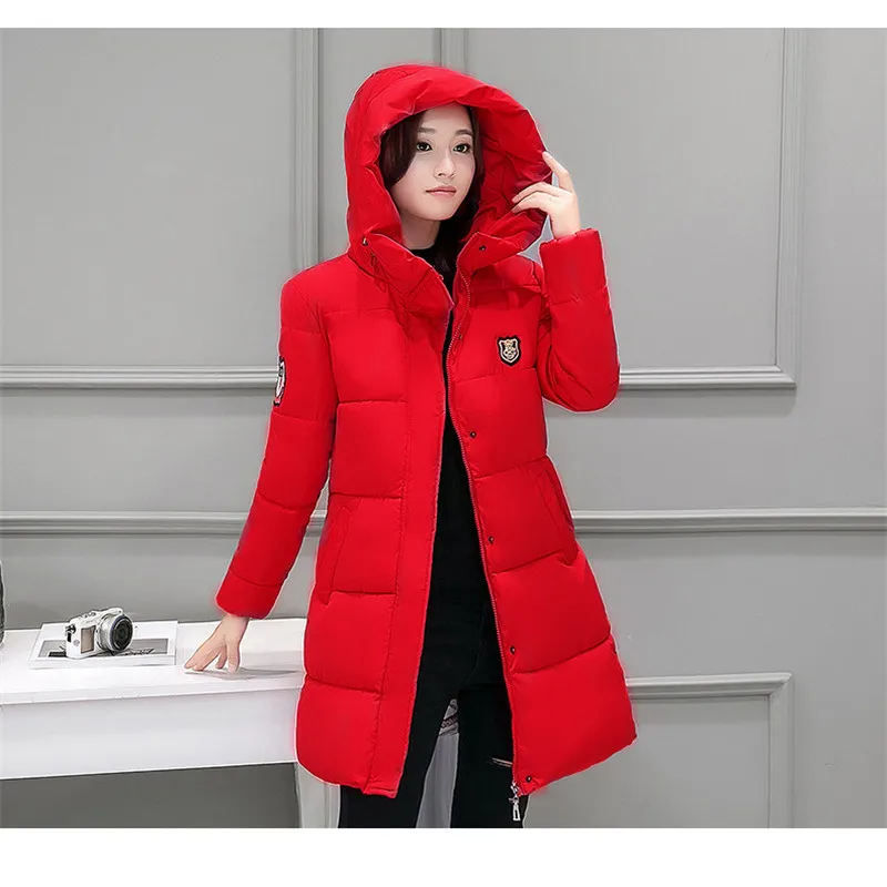 2017 New Hooded Parkas Female font b Women b font Winter font b Coat b font