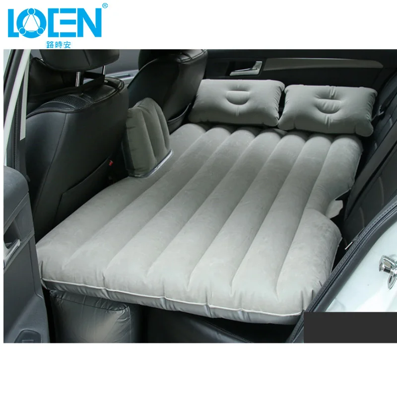 135 x 82cm Car Air Mattress Travel Bed Inflatable Mattress Air Bed Good Quality Inflatable Car Bed Car Back Rear Seat Cover - Название цвета: Красный