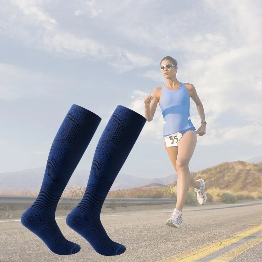 Утолщенные зимние Компрессионные носки износостойкие Длинные теплые дышащие термо-носки для мужчин и женщин-марафон для бега на открытом воздухе