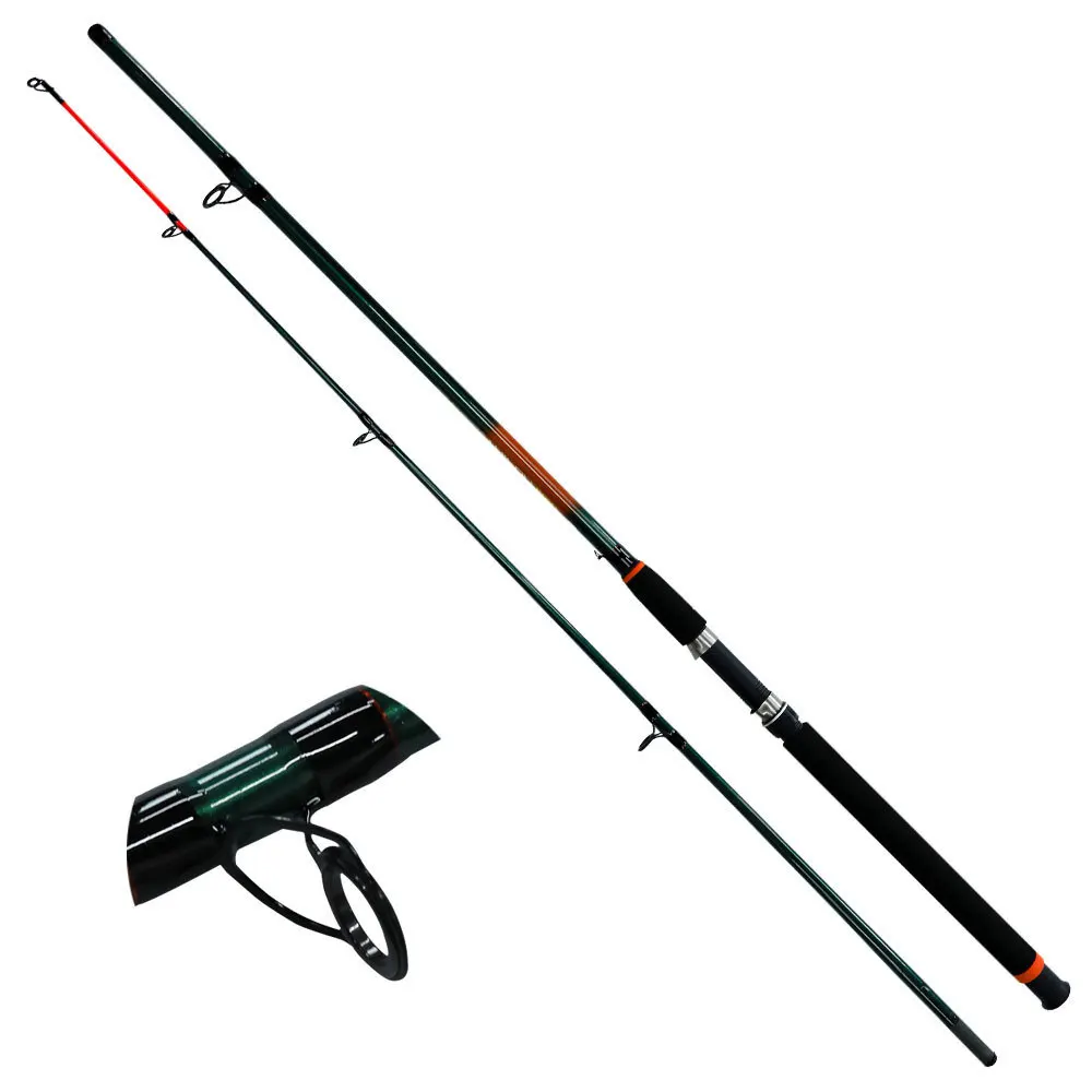 2 Section hard Telescopic Fishing Rod casting Weight 100 200g Spinning