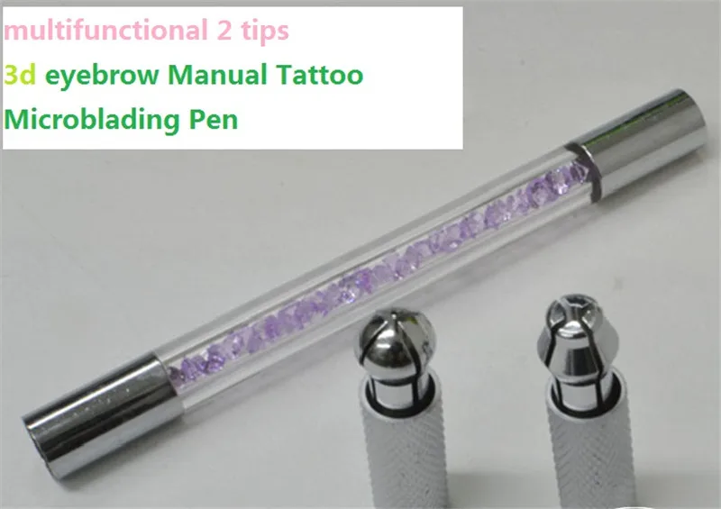 Manual Dual head Permanent Eyebrow Tattoo font b Pen b font font b 3D b font
