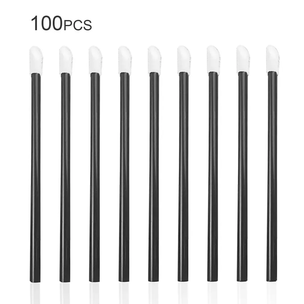 

100pcs/lot Disposable Makeup Lip Brushes Lipstick Brush Pen Gloss Wands Individual Applicator makeup tools Drop Shipping